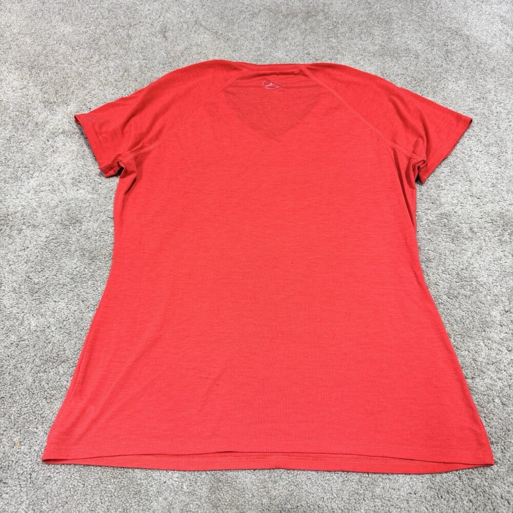 Under Armour T-Shirt Red-Orange Short Sleeve Women’s Size Medium - Picture 8 of 11